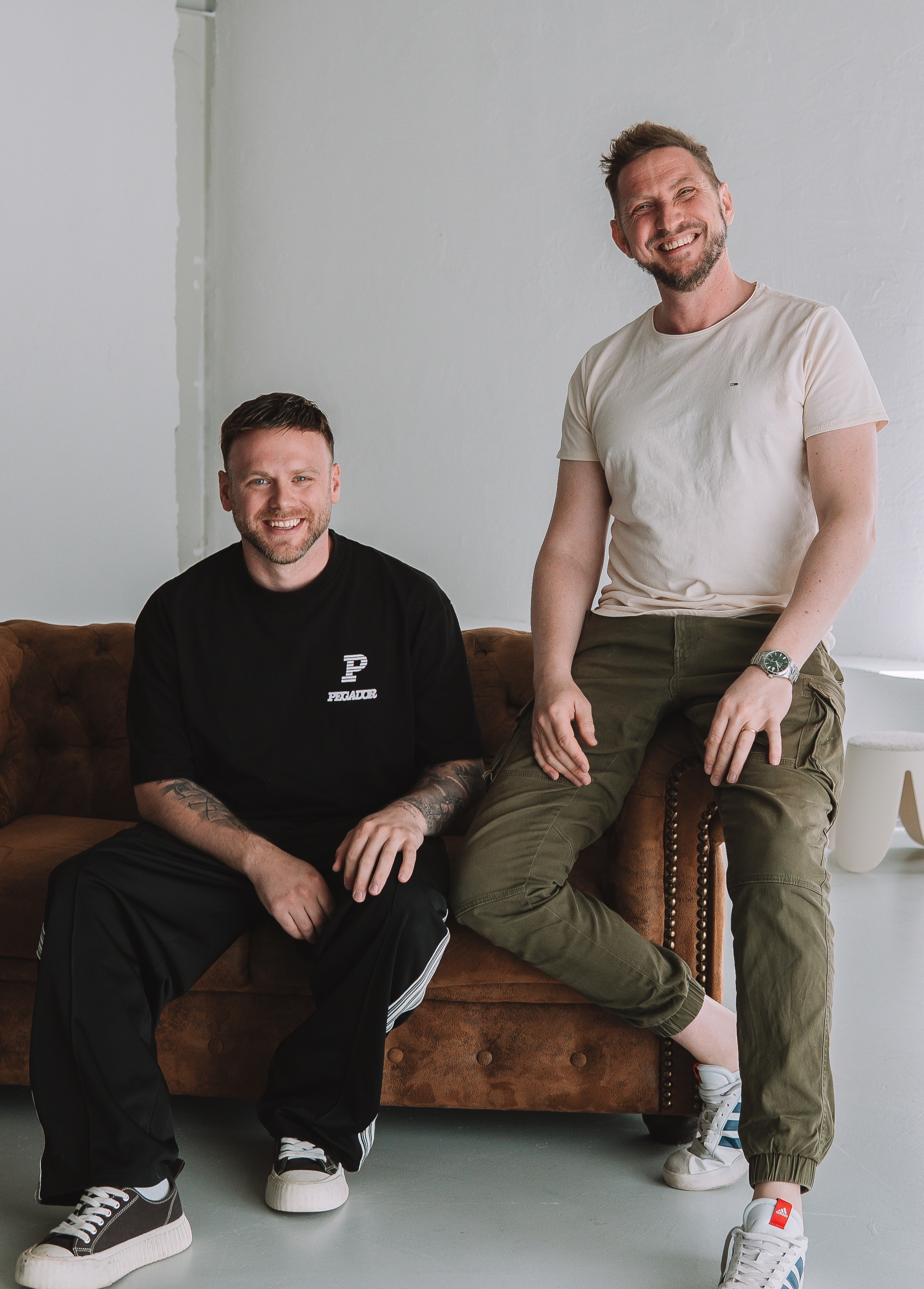 Kevin und Patrick im Urban Creatives Studio in Mühlhausen bei Heidelberg